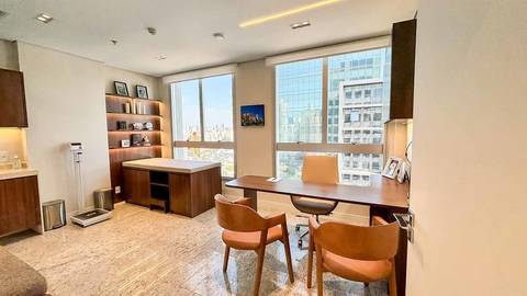 Sala ampla de atendimento em consultório médico de luxo e particular em campinas sp'