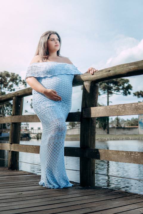 Ensaio Gestante no Parque das Águas em Piraquara Paraná'