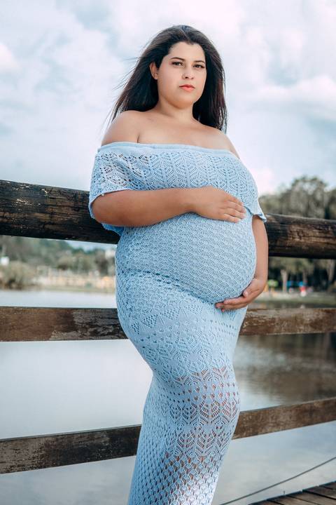 Ensaio Gestante no Parque das Águas em Piraquara Paraná'