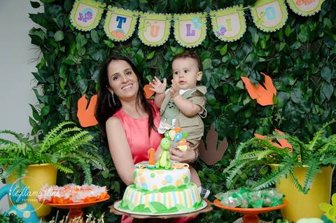 Festa Infantil Bh Festa dinossauro Fotografia de família Ensaio bebê '