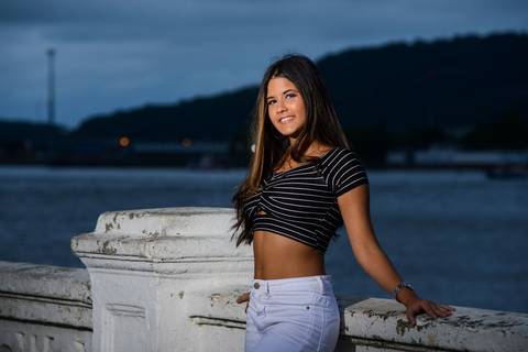 Mais uma debutante linda na Ponta da Praia em Santos,pelas lentes do fotografo - Marcelo Fabiano Fotografia'