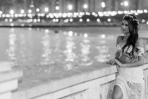 A Karina,arrasou em seu ensaio fotográfico na Ponta da Praia em Santos S.P'