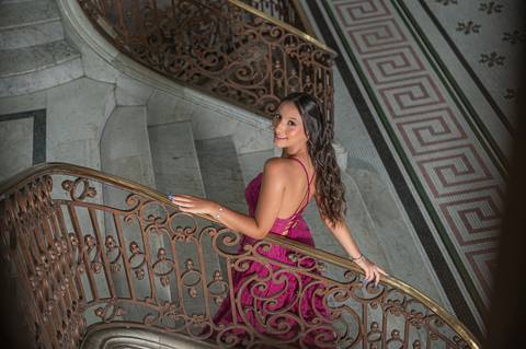 15 anos - Ensaio Fotográfico Prefeitura de Santos S.P - Fotógrafo em Santos especializado em Debutantes'