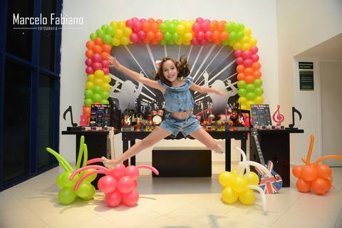 Aniversário das irmãs Maria Clara e Ana Beatriz - Fotografia Infantil - Cabines e totens fotográficas na Baixada Santista'