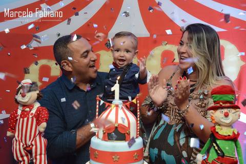 Festa linda do Marcel de 1 aninho - Tivoli Buffet - Marcelo Fabiano Fotografia - Party Decor '