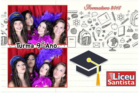 Cabine de Fotos Formatura Liceu Santista'