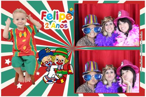 Nossa Cabine na festa do Felipe- Buffet Ilha do Tesouro Santos S.p'