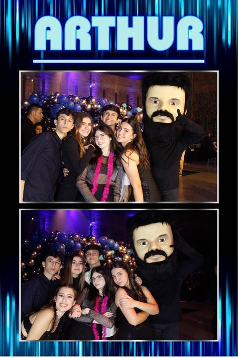 Totem Fotográfico na festa do Arthur de 15 anos na Casa Leone - Santos S.P'