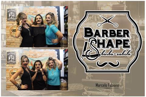 Totem de fotos - Inauguração Barber Shape'
