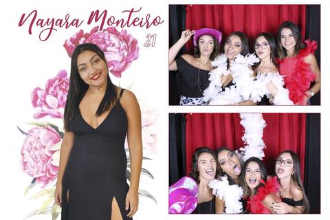 Nossa Cabine de fotos na festa da Nayara Monteiro  Santos S.P Baixada Santista/ Cabine de fotos/Espelho Mágico'