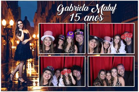 Nossa Cabine de fotos na festa da Gabriela Maluf de 15 anos  - Marcelo Fabiano Fotografia e Vídeo - Santos S.p'