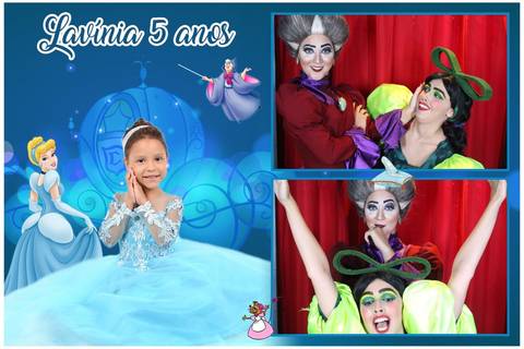 Nossa Cabine de foto na festa da Lavinia - Tivoli Buffet - Marcelo Fabiano Fotografia - Estrela Festas Luzania - Hora de Brincar '