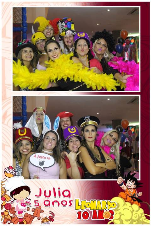 Nosso totem de fotos na festa da Juju e do Léo - Tivoli Buffet - Estrela Festa Luzania - Foto e vídeo: Marcelo Fabiano Fotografia - Santos S.p'