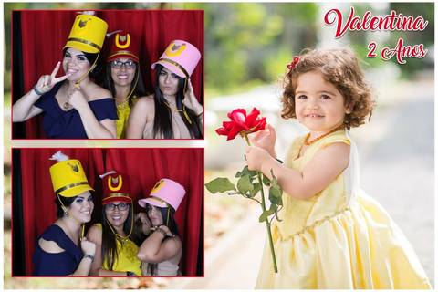 Nossa Cabine de fotos na festa da Princesa Valentina - Tivoli Buffet - Fotos e vídeo : Marcelo Fabiano Fotografia'