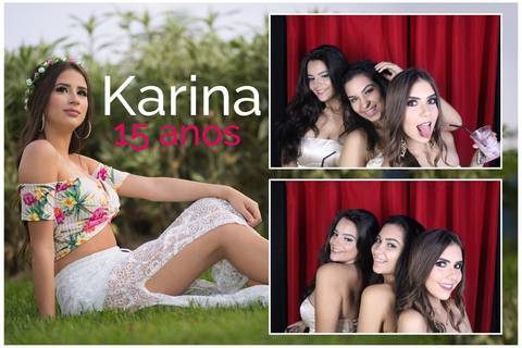 Cabine de fotos na festa da Karina de 15 anos - Marcelo Fabiano Fotografia - Santos S.p '