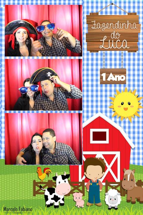 Cabine de fotos Fazendinha do Luca'