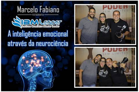 Nosso totem de fotos na palestra - A inteligência emocional através da neurociência - IBM Leader - Fotos: Marcelo Fabiano Fotografia - Santos S.p'