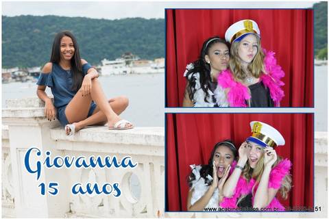 Nossa Cabine de fotos na festa de 15 anos da Giovanna - Tivoli Buffet - Impacto do Som - Estrela festas Luzania - A melhor Cabine de fotos da Baixada Santista'