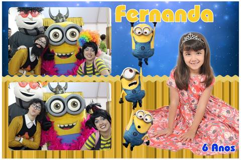 Nosso Totem de fotos na festa da Fernanda - Buffet Almirante - Cabine e totem de fotos '