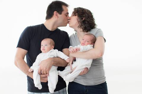 fotografia de gêmeos'