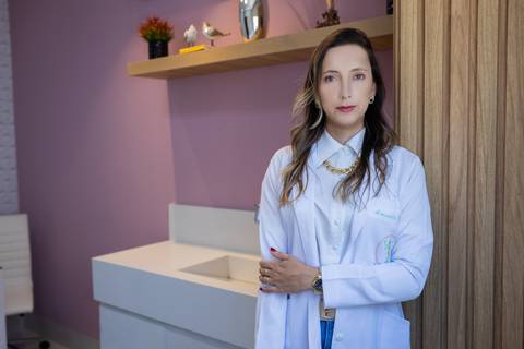 Ensaio corporativo realizado em clínica'