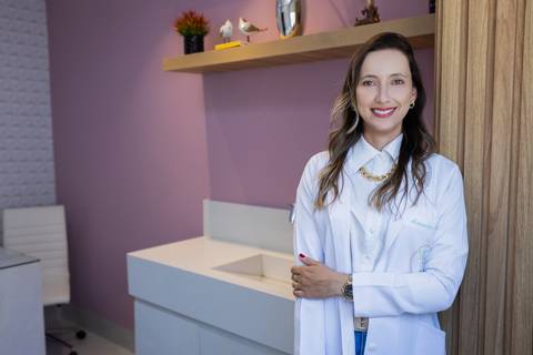 Ensaio corporativo realizado em clínica'