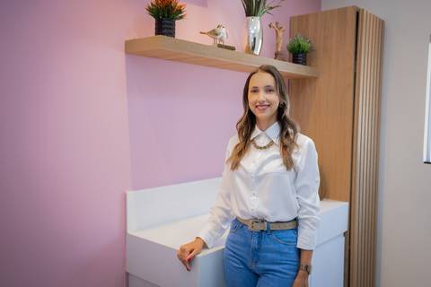 Ensaio corporativo realizado em clínica'