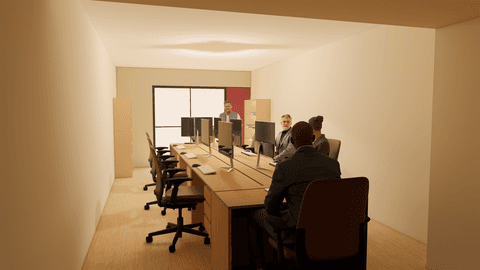 Sala de trabalho'