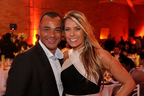 Cafu e Adriane Galisteu'