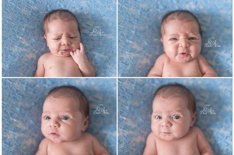 caras e bocas de newborn acordado brasília'