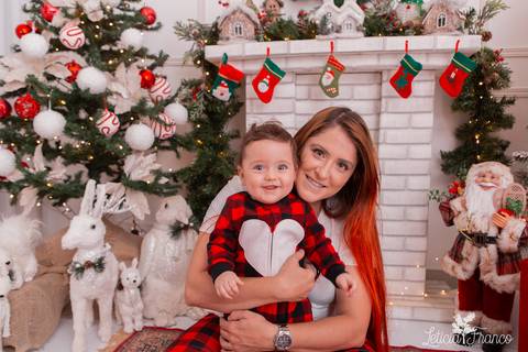 ensaio de natal em brasilia com mamãe'