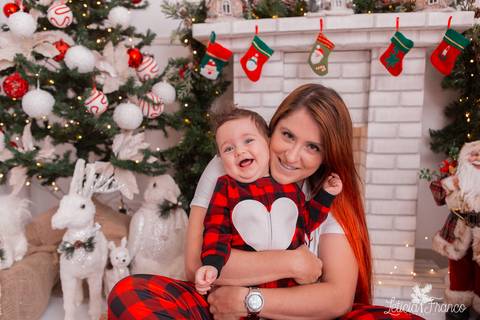 ensaio de natal em brasilia rindo'