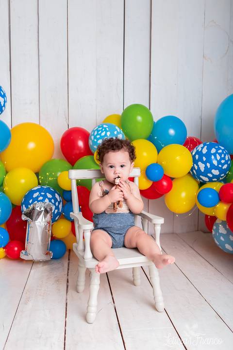 smash the cake colorido minimalista'