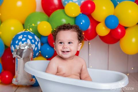 smash the cake colorido minimalista'