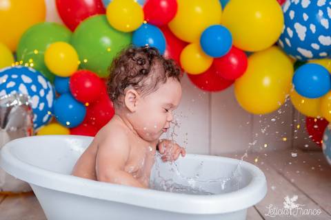 smash the cake colorido minimalista'