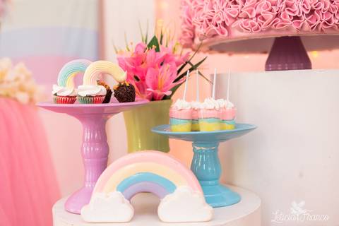 festa infantil 03 anos decoração brasilia df distrito federal book fotografo fotógrafa fotografa fotografia melhor leticia franco letícia lua nova art arte foto arco iris'