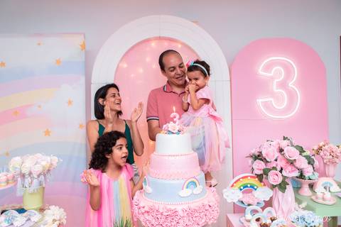 festa infantil 03 anos decoração brasilia df distrito federal book fotografo fotógrafa fotografa fotografia melhor leticia franco letícia lua nova art arte foto arco iris'