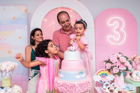 festa infantil 03 anos decoração brasilia df distrito federal book fotografo fotógrafa fotografa fotografia melhor leticia franco letícia lua nova art arte foto arco iris'