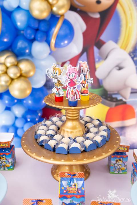 festa infantil 5 anos decoração brasilia df distrito federal book fotografo fotógrafa fotografa fotografia melhor leticia franco letícia lua nova art arte foto sonic azul'