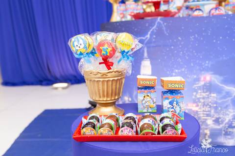 festa infantil 5 anos decoração brasilia df distrito federal book fotografo fotógrafa fotografa fotografia melhor leticia franco letícia lua nova art arte foto sonic azul'