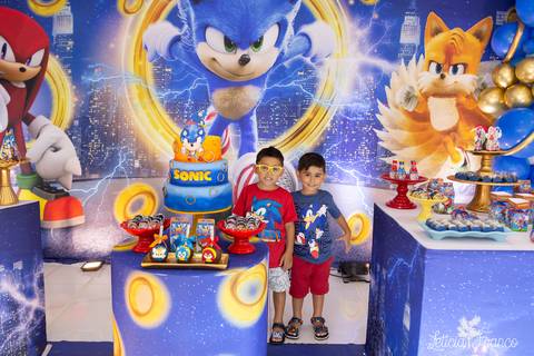 festa infantil 5 anos decoração brasilia df distrito federal book fotografo fotógrafa fotografa fotografia melhor leticia franco letícia lua nova art arte foto sonic azul'