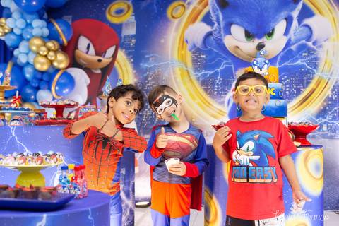 festa infantil 5 anos decoração brasilia df distrito federal book fotografo fotógrafa fotografa fotografia melhor leticia franco letícia lua nova art arte foto sonic azul'
