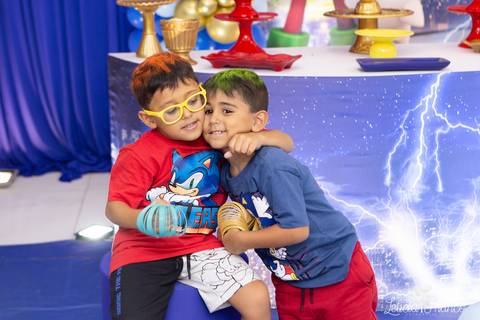 festa infantil 5 anos decoração brasilia df distrito federal book fotografo fotógrafa fotografa fotografia melhor leticia franco letícia lua nova art arte foto sonic azul'