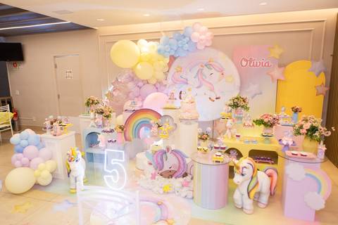 festa infantil 05 5 anos decoração de unicornio arco iris brasilia df distrito federal book fotografo fotógrafa fotografa fotografia melhor leticia franco letícia lua nova art arte foto'