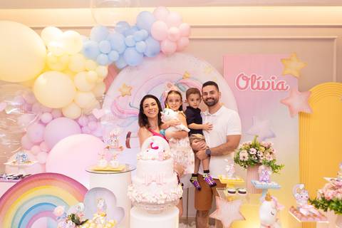 festa infantil 05 5 anos decoração de unicornio arco iris brasilia df distrito federal book fotografo fotógrafa fotografa fotografia melhor leticia franco letícia lua nova art arte foto'