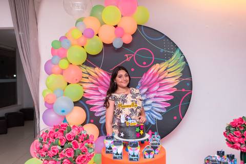 festa infantil 11 anos decoração brasilia df distrito federal book fotografo fotógrafa fotografa fotografia melhor leticia franco letícia adolescente balada baladinha neon'