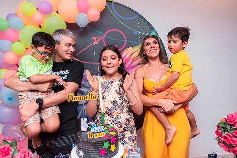 festa infantil 11 anos decoração brasilia df distrito federal book fotografo fotógrafa fotografa fotografia melhor leticia franco letícia adolescente balada baladinha neon'