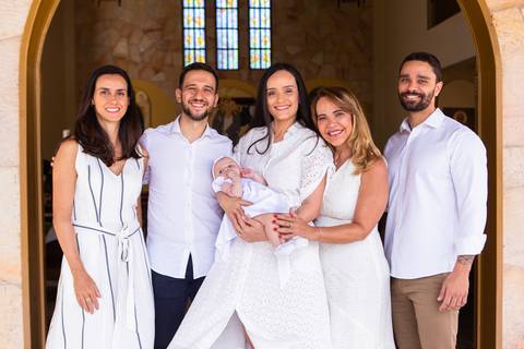 batizado brasilia df paroquia sao joão paulo ii águas claras batismo benção irmãos bebe criança distrito federal book fotografo fotografa fotografia leticia franco decoração recepção bolo doces'
