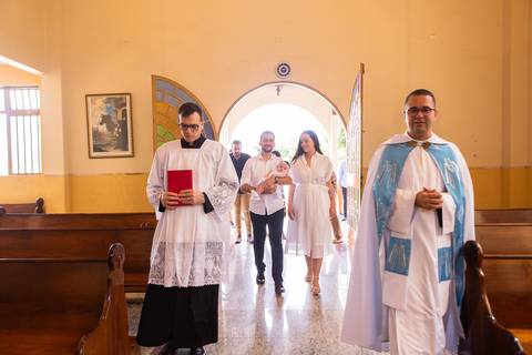 batizado brasilia df paroquia sao joão paulo ii águas claras batismo benção irmãos bebe criança distrito federal book fotografo fotografa fotografia leticia franco decoração recepção bolo doces'