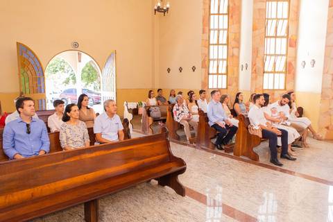 batizado brasilia df paroquia sao joão paulo ii águas claras batismo benção irmãos bebe criança distrito federal book fotografo fotografa fotografia leticia franco decoração recepção bolo doces'
